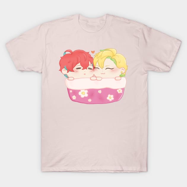 sleepy doppo and hifumi hypmic T-Shirt by annamustdie